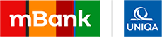 logo mBank, UNIQA